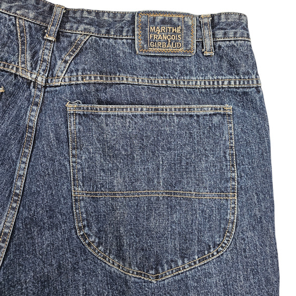 Vintage Marithe Francois Girbaud Shorts Mens Size 40 Jean Shorts Streetwear - Picture 6 of 14